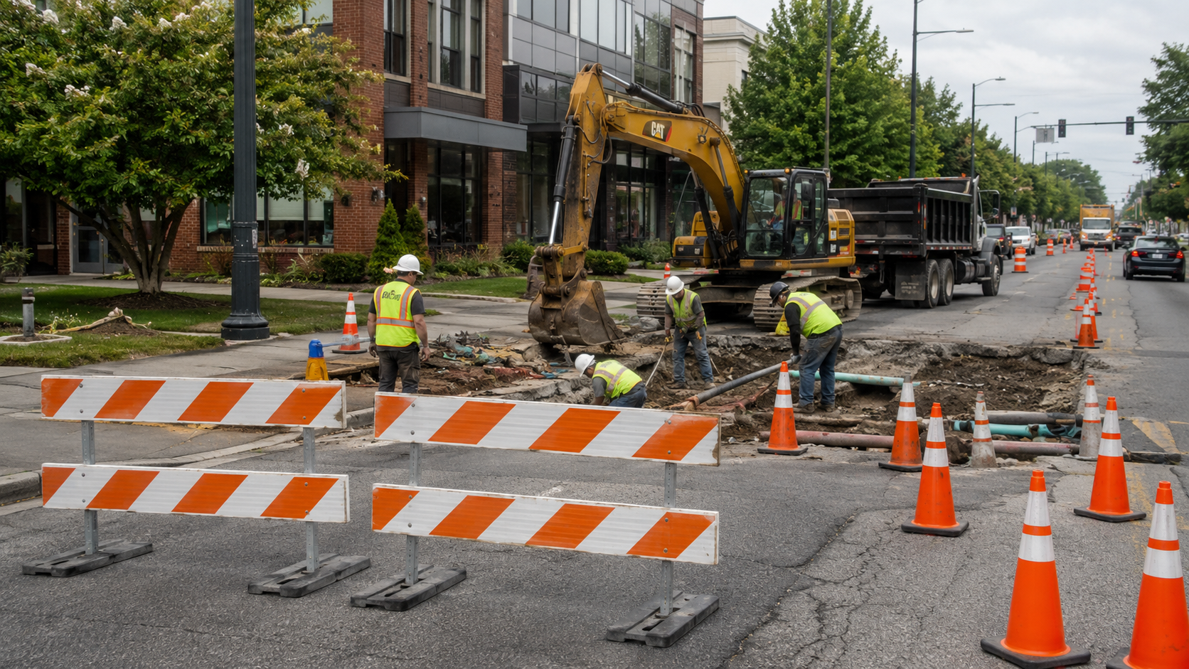 Greensboro West Market lane closures begin for crosswalk repair