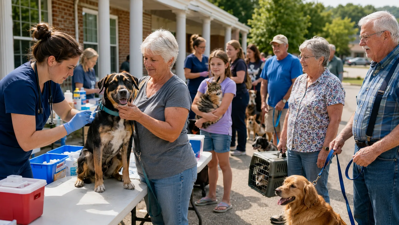 Rockingham says nearly 300 animals received free rabies shots