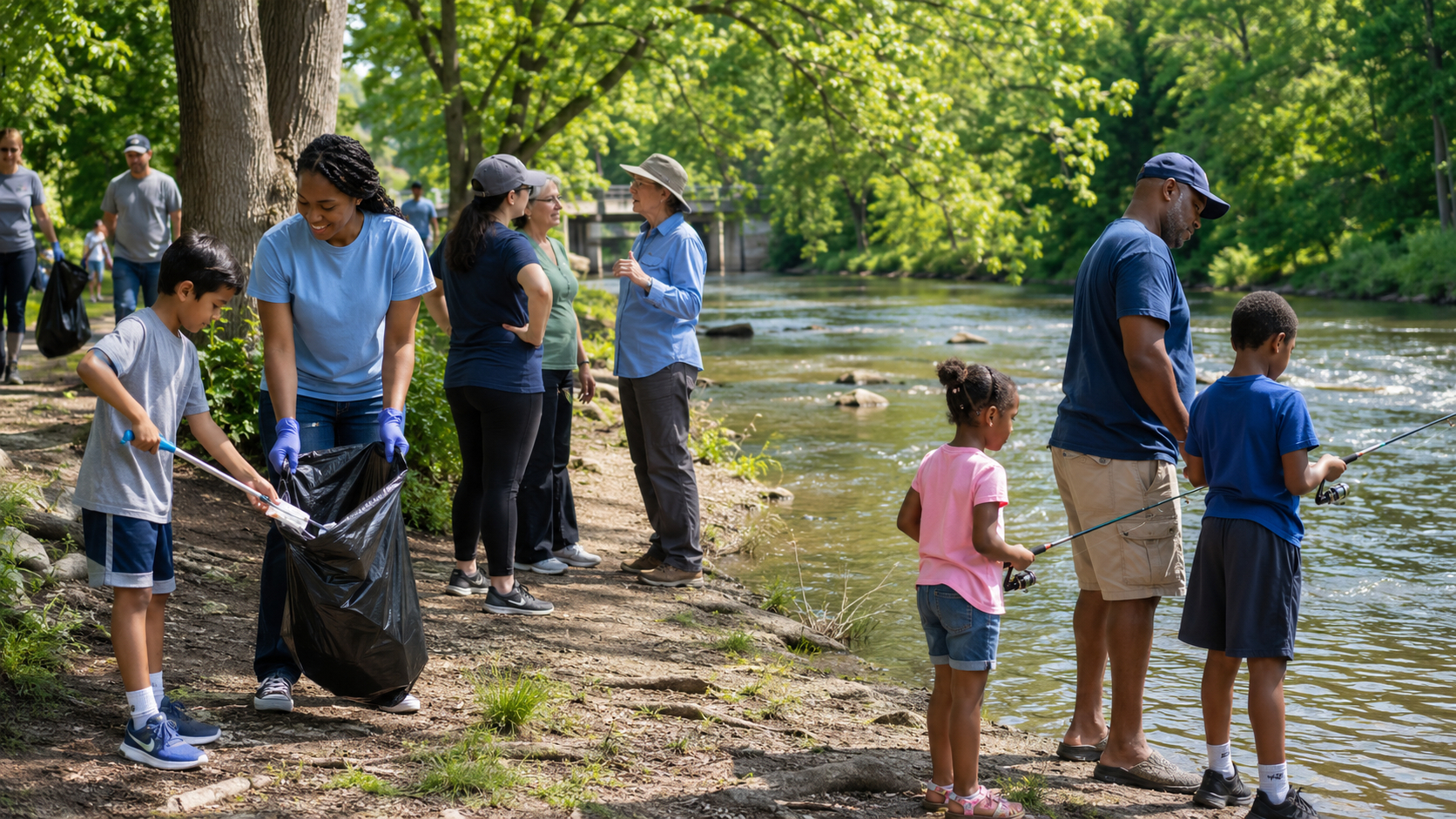 Guilford Creek Week brings cleanups, tours and family fishing