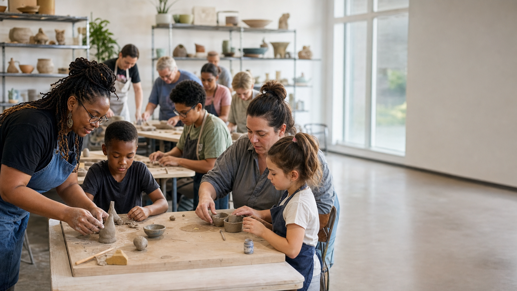 Free clay workshop offers a creative Saturday option at Greensboro's Leonard Center