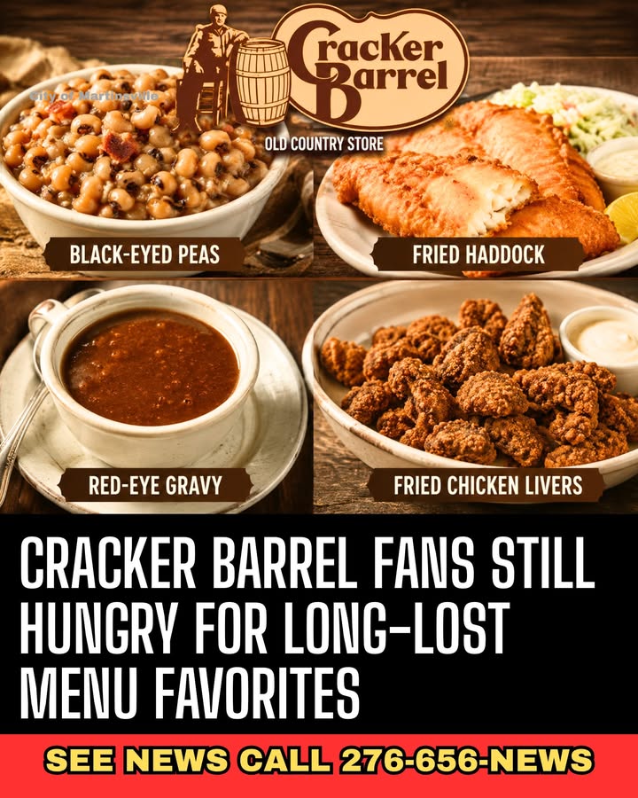 Cracker Barrel Fans Still Hungry for Long-Lost Menu Favorites