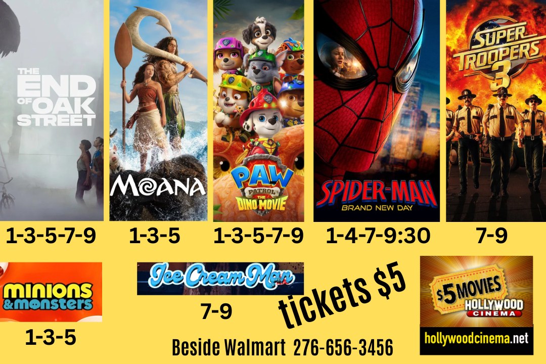 Great Movie Weekend at Hollywood Cinema