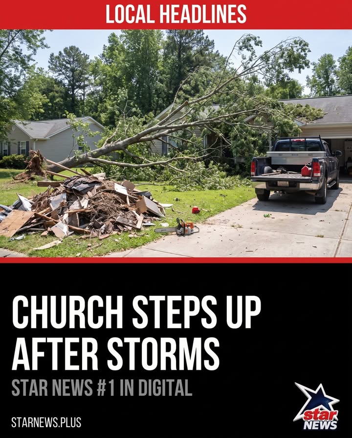 Members of Full Throttle Biker Church were working to pick up the pieces after Pleasant...