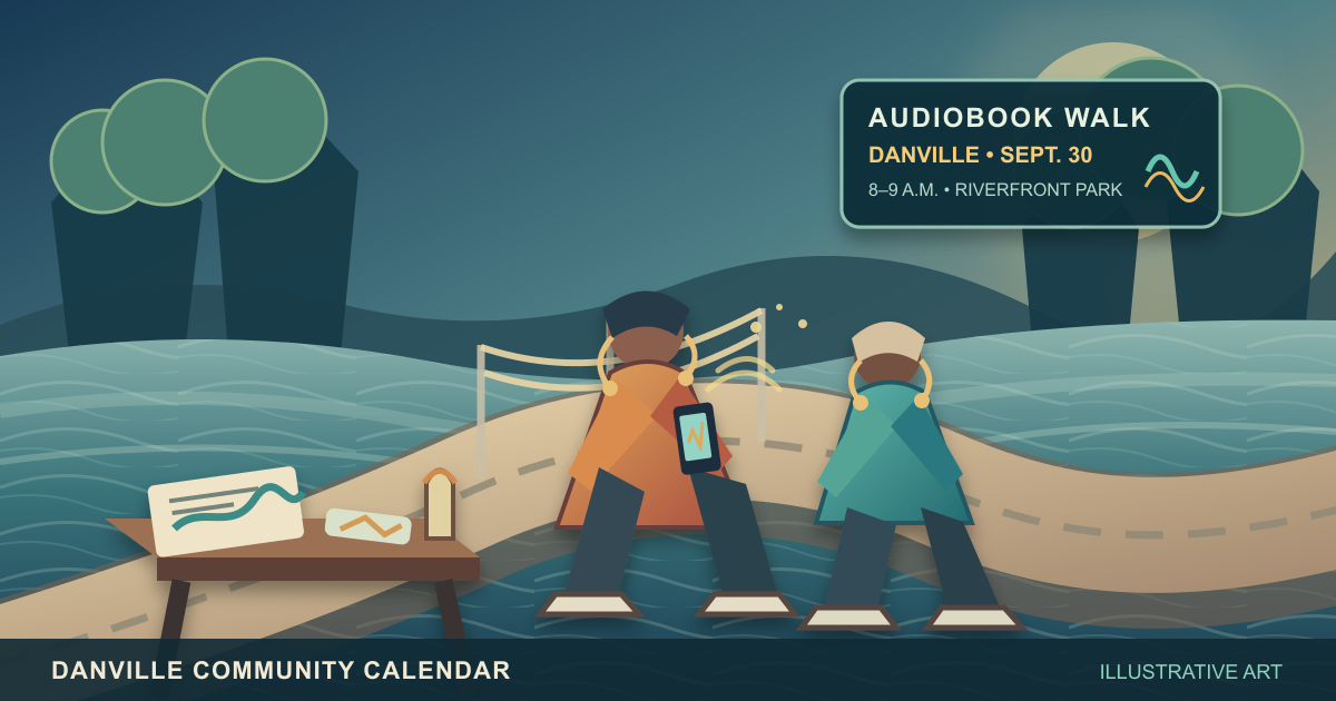 Danville Audiobook Walking Club set for Sept. 30