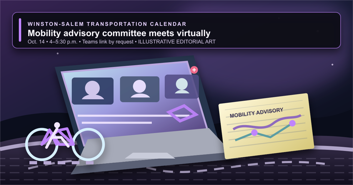 Winston-Salem mobility advisory committee to meet virtually Oct. 14